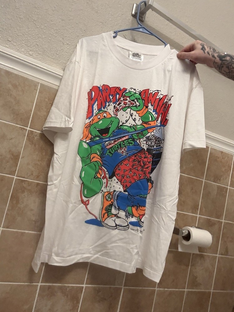 Vintage TMNT Shirt Men Size XL