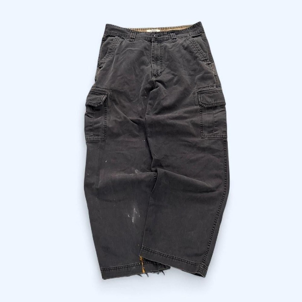 Old Navy Baggy Wide Leg Faded Cargo Pants Size 33x30
