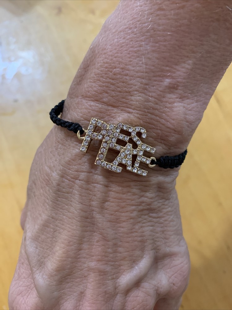 Allen Schwartz ABS Rhinestone Chord Bracelet JS 900g Sparkling Elegance-image