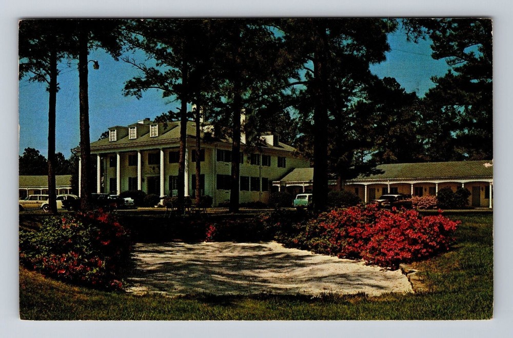 Raleigh NC-North Carolina, The Plantation Inn Motel, Advertise Vintage Postcard