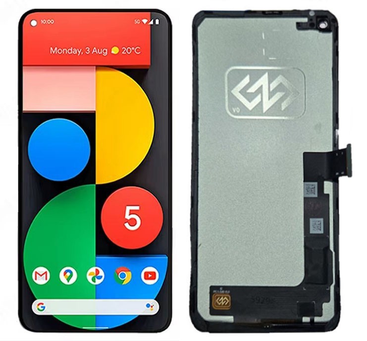 For Google Pixel 5 LCD Display TFT Touch Screen Digitizer Assembly with Frame