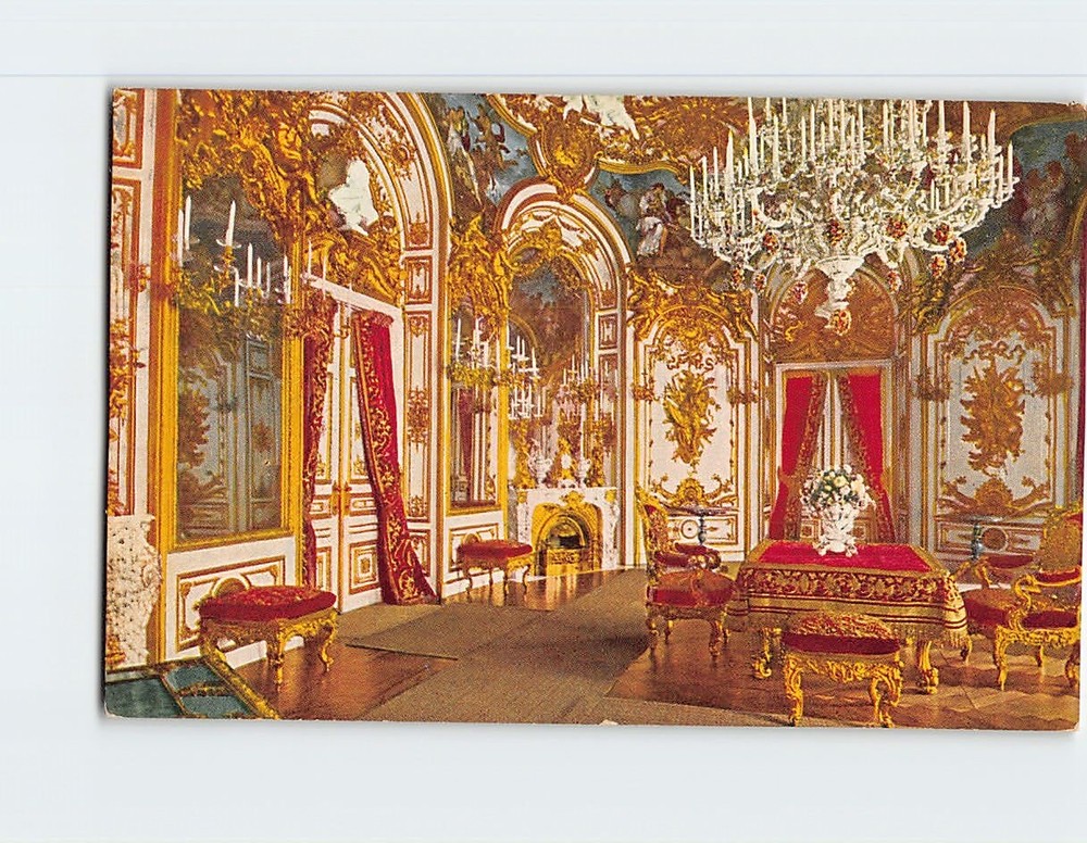 Postcard Dining Room Herrenchiemsee New Palace Chiemsee Germany