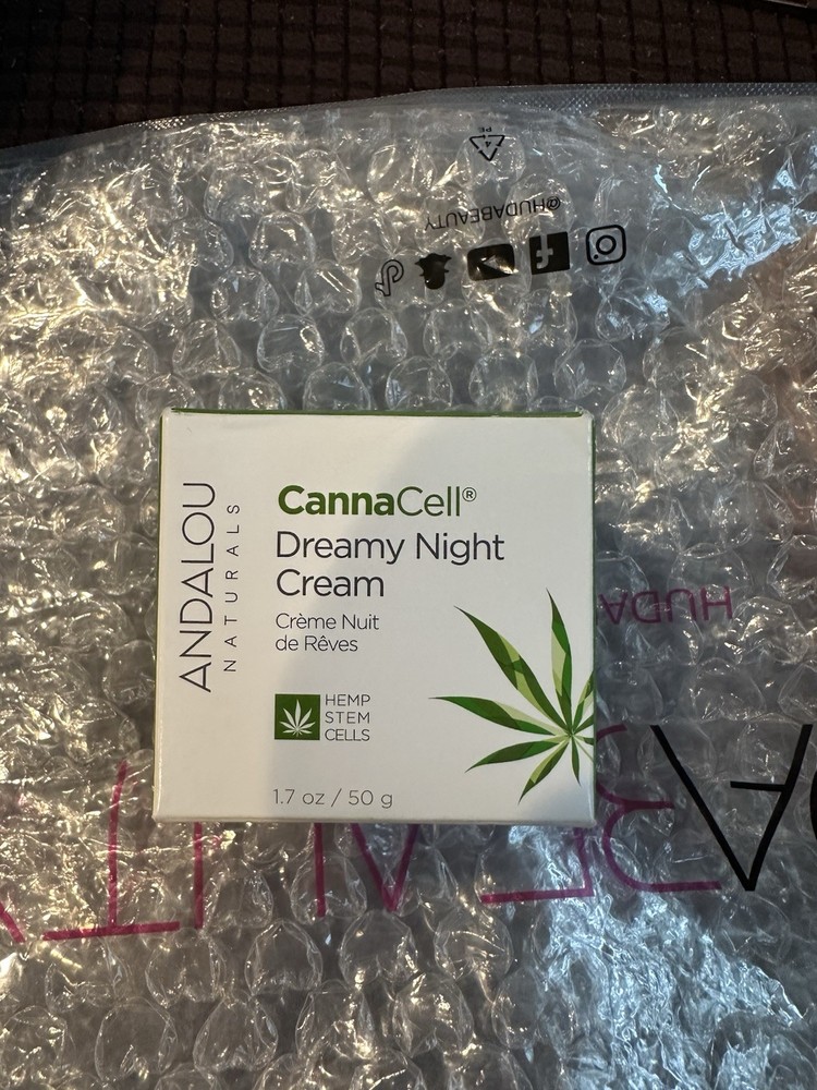 Andalou Naturals CannaCell Night Cream for Deep Hydration 1.7 oz