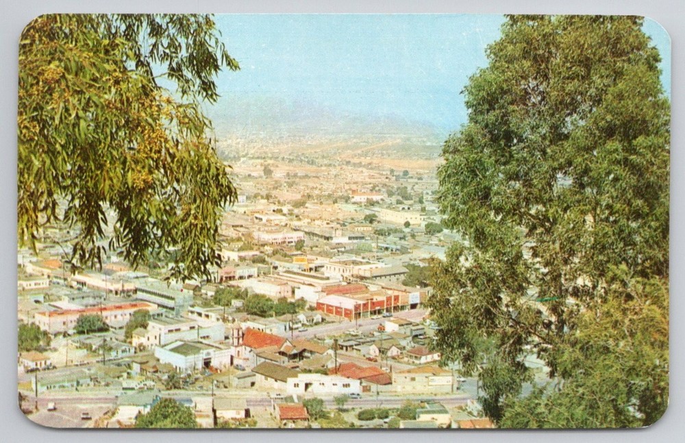 Ensenada Mexico City Panoramic View Vintage Mexfotocolor Postcard
