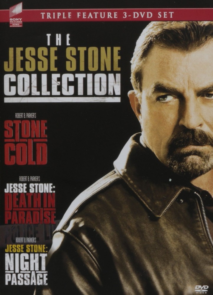 Jesse Stone Triple Feature DVD Set Death in Paradise Night Passage Stone Cold Brand New