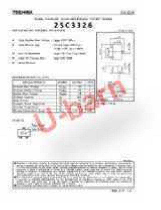 Toshiba Sot-23,Npn Epitaxial Type (For Muting And, 2Sc3326