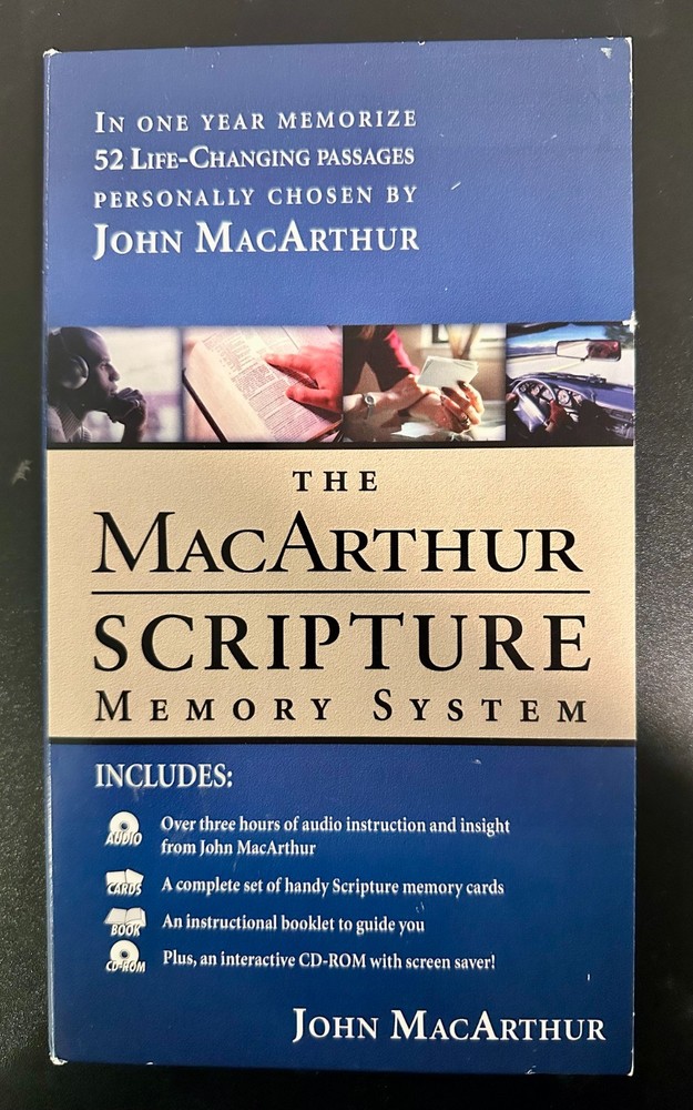 The MacArthur Scripture Memory System by John MacArthur (2004, CD-ROM)