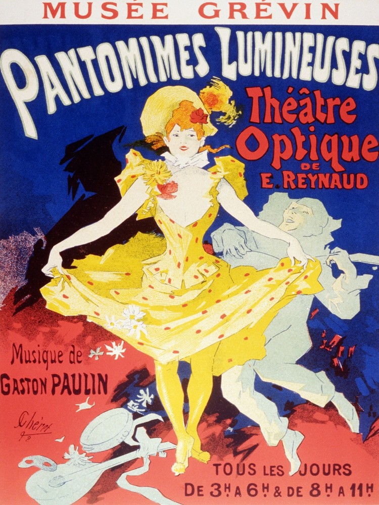 pantomimes Lumineuses Decor Poster. Fine Graphic Art. Wall Interior Design 2327