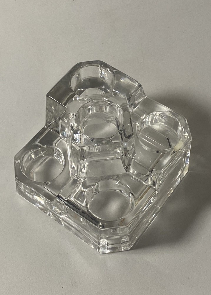 PartyLite Crystal Castle 5 Tier Votive Tea Light Candle Holder