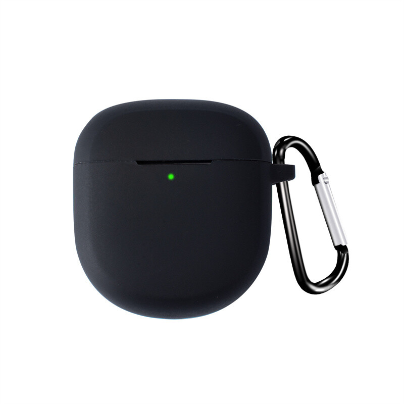 Soft Silicone Pouch Cover with Carabiner for Bose QuietComfort Earbuds II