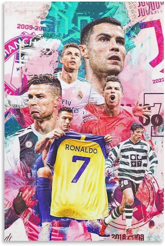 Ronaldo Poster Print Poster Perfect Wall Decor for Sports Fans