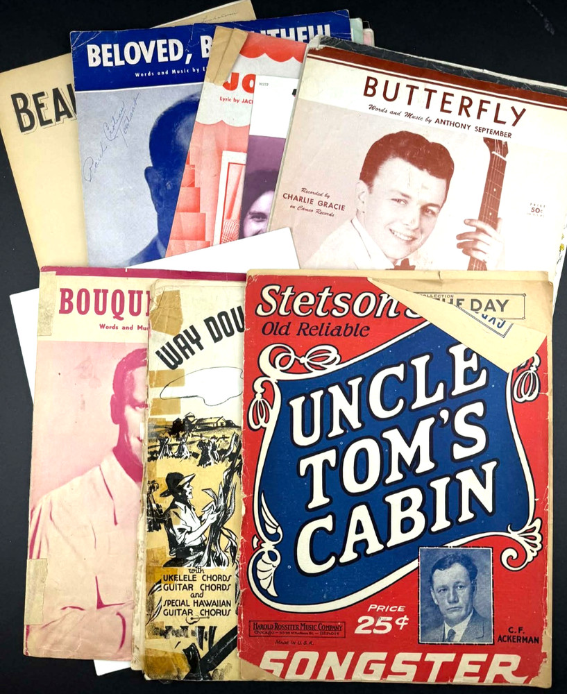 Lot of 15 Antique Sheet Music Piano Vintage Antique