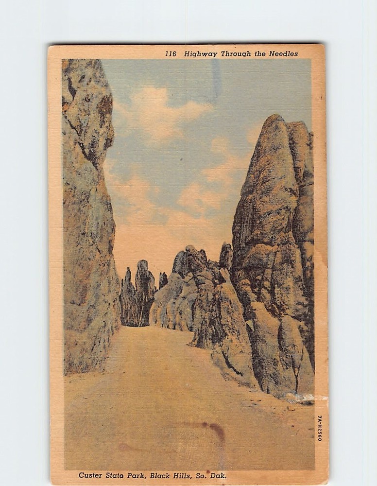 Postcard Highway Through the Needles Custer State Park Black Hills SD USA