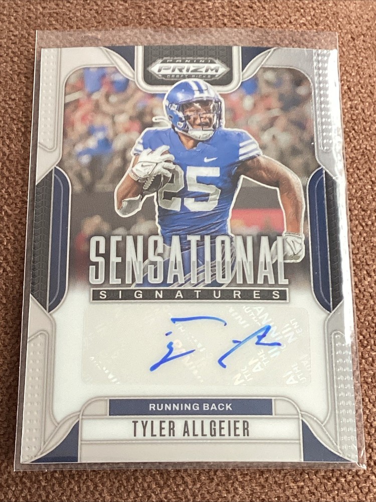 2025 Panini Prizm Draft Picks - Sensational Signatures Tyler Allgeier #SS-35 AU