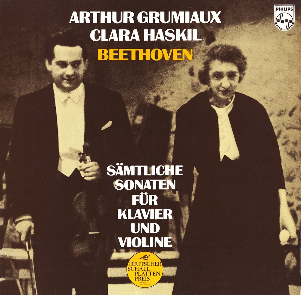 4LP Box BEETHOVEN Complete Violin Sonatas GRUMIAUX HASKIL Philips 6733001 NM HR2