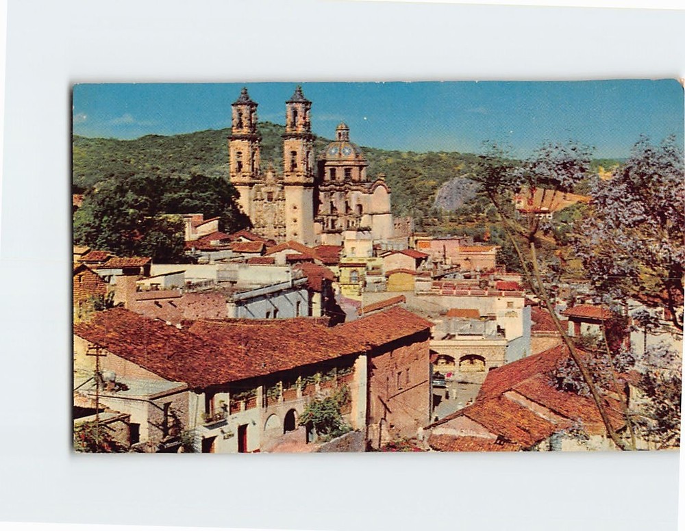 Postcard Vista Panoramica Taxco Mexico
