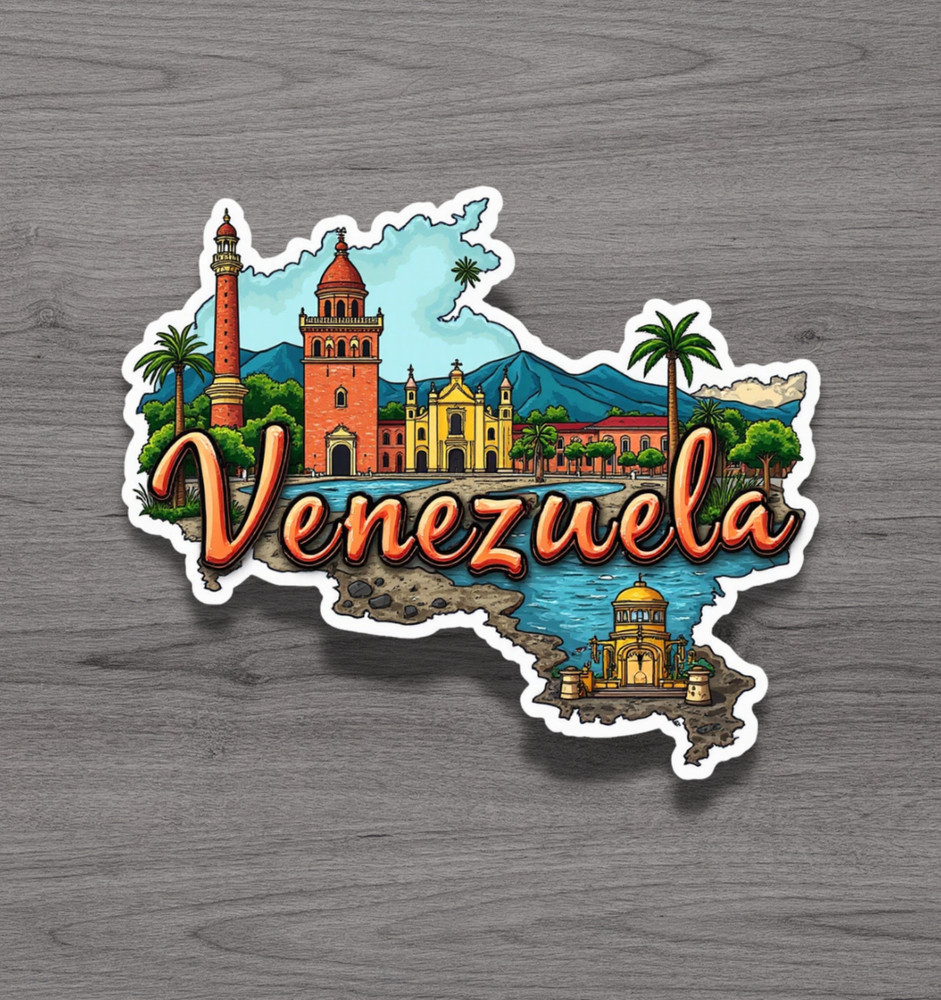 Venezuela Fridge Magnet or Laptop Sticker