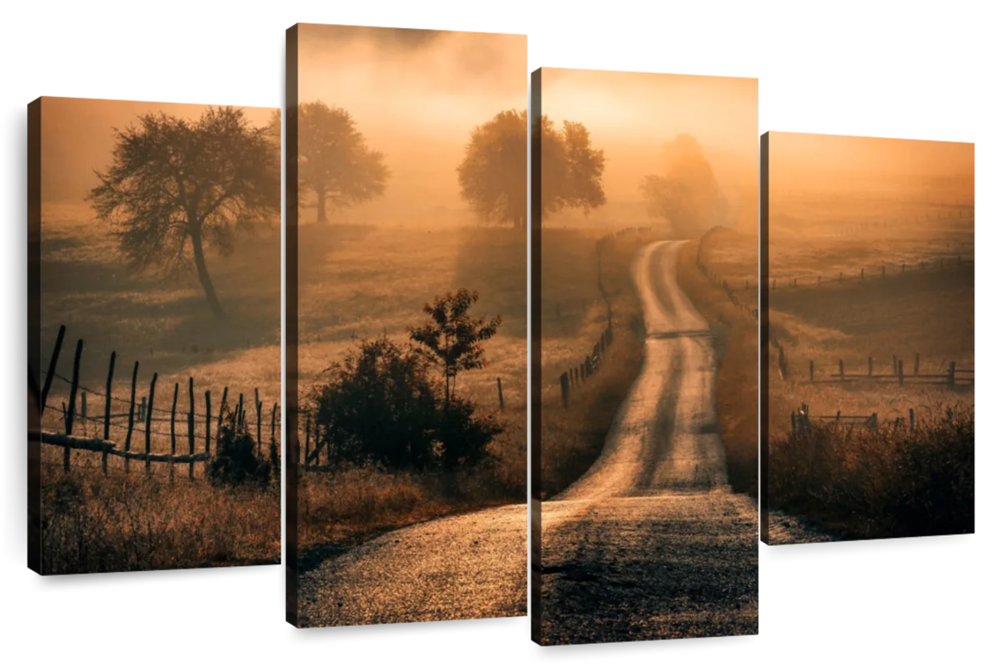 Field Of Fog Wall Art