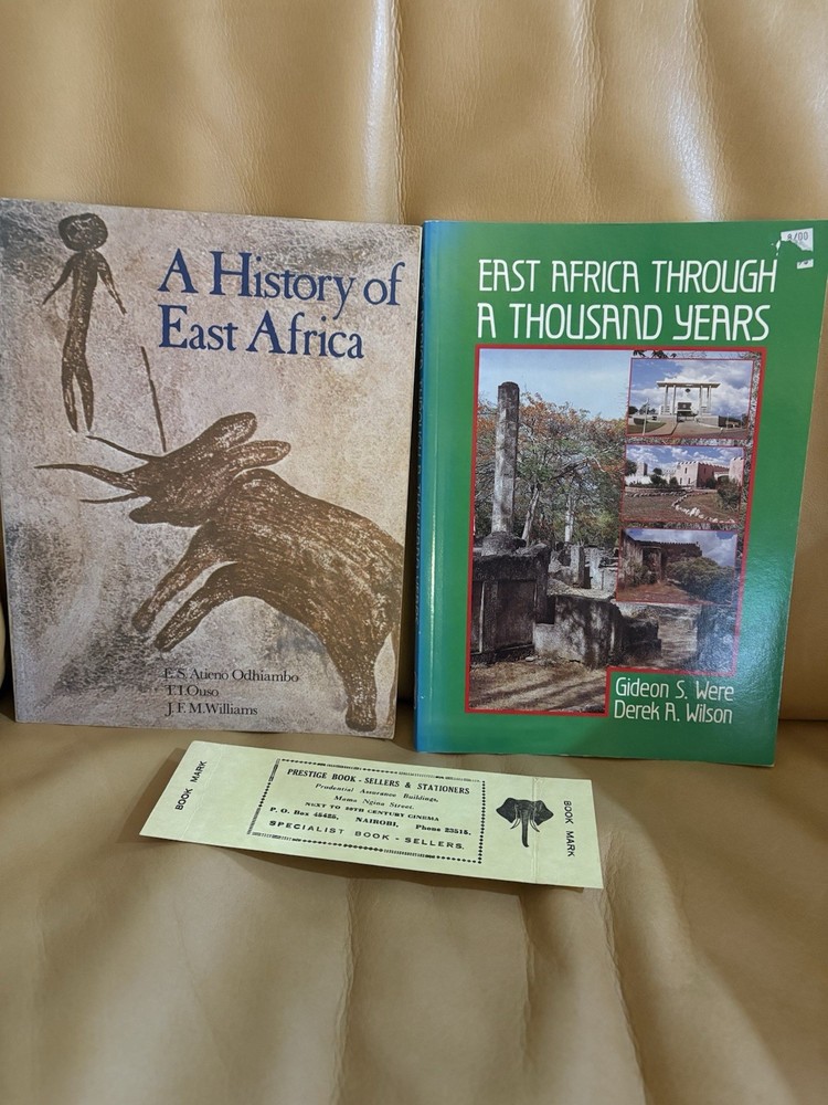 2 East African Books,History Of East Africa, East Africa 1000 Years, Gideon Were