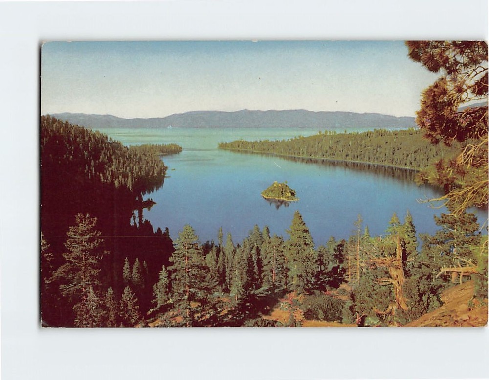 Postcard Lake Tahoe California-Nevada USA North America