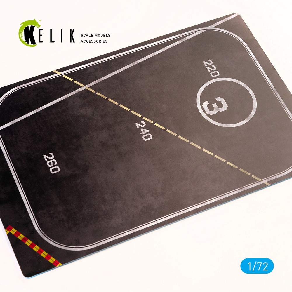 KeliK KS72015 1:72 HMS Victoriuos front Lift 1960s Base - Acrylic 3mm 280x180mm