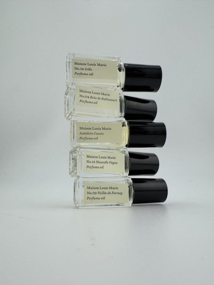 🌿 Maison Louis Marie Discovery Set | 5x Mini Perfume Oils | Vegan, Clean