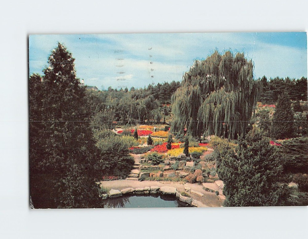 Postcard The Famous Rock Garden Hamilton Ontario Canada