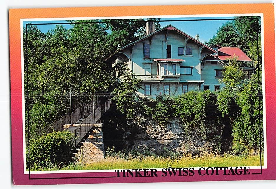 Postcard Tinker Swiss Cottage Rockford Illinois USA