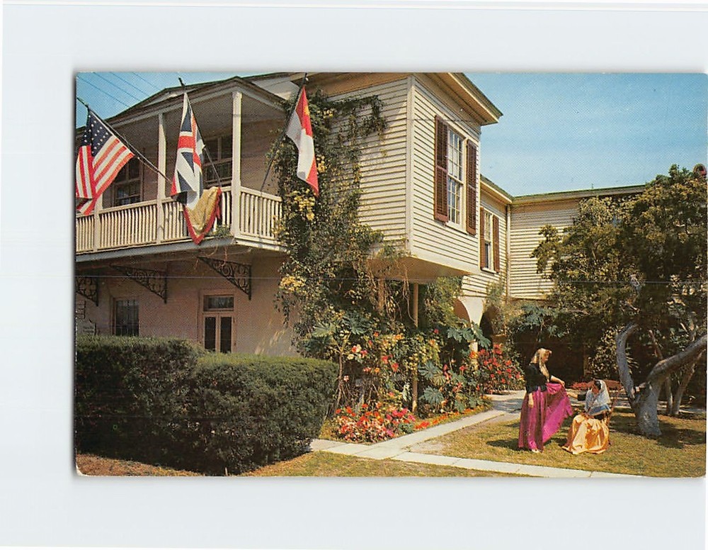 Postcard Old Spanish Treasury Saint St. Augustine Florida USA North America