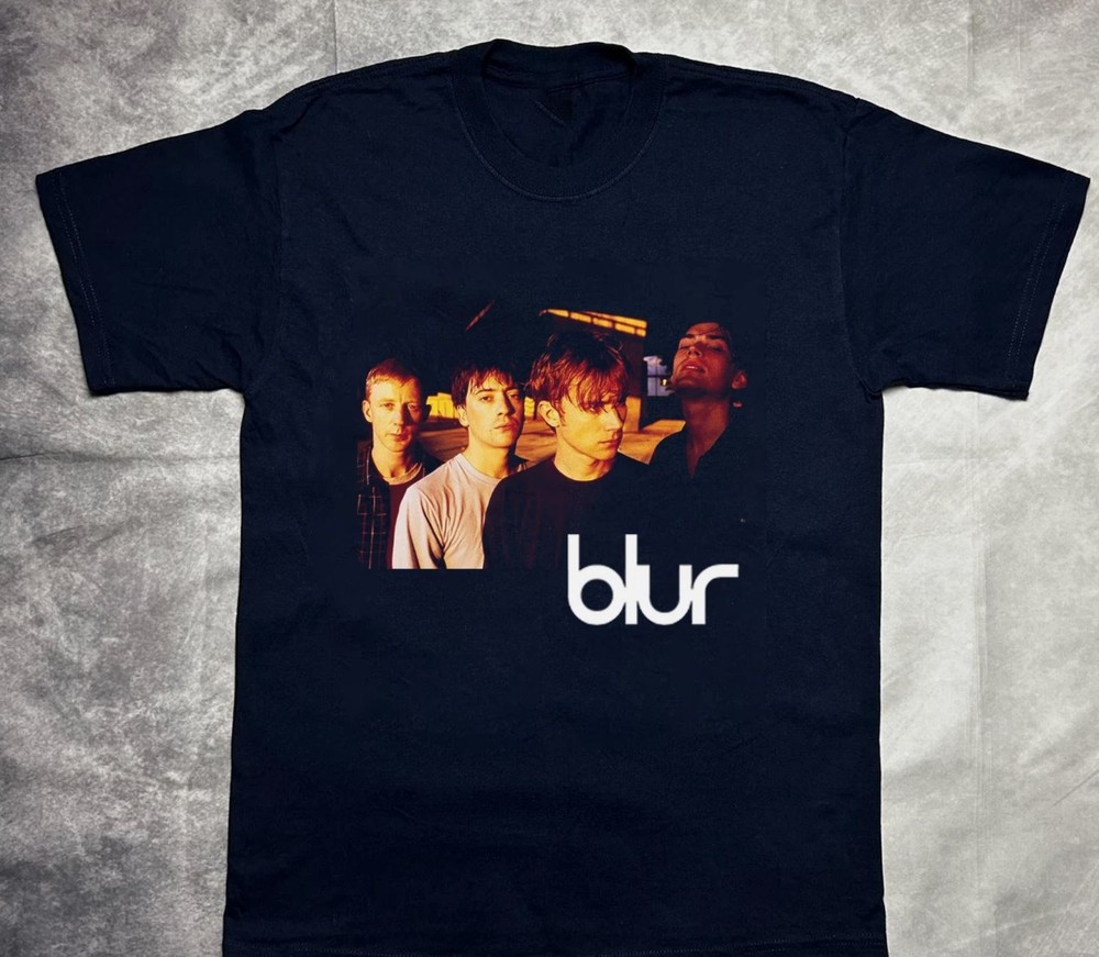 Blur band Gift For Fan Black Unisex Cotton T-Shirt All Size