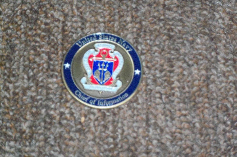 US Navy Chief of Information RDML Dennis Moynihan Challenge Coin