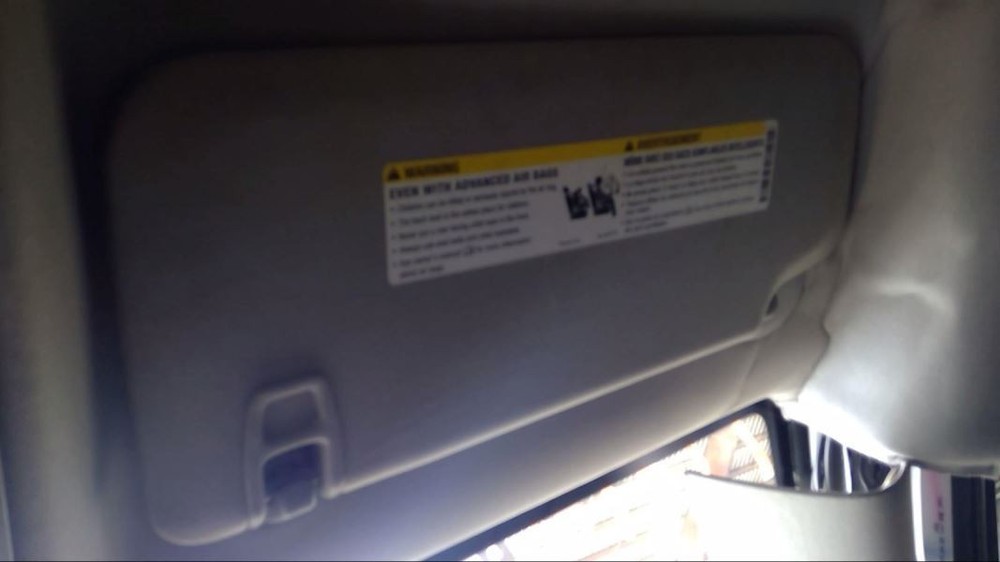 Passenger Right Sun Visor for 2015-2016 SRX - Part 4455885