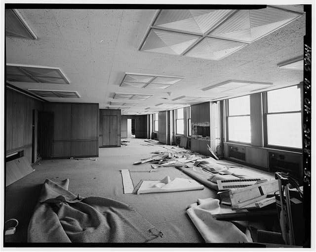 1970s Office Interior Demo Debris 7th Floor Southeast View Society National