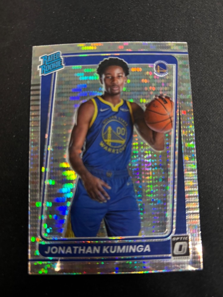2021-22 Panini Optic Jonathan Kuminga #190 Pulsar Warriors Rated Rookie