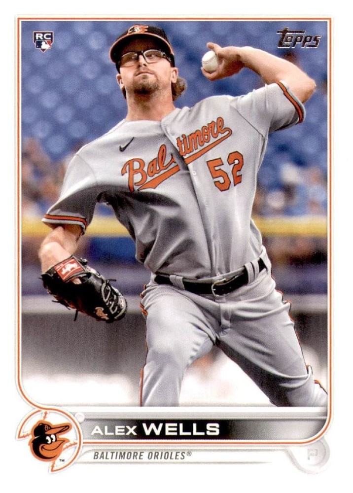 2022 Topps Series 1 - Alex Wells #118 (RC)