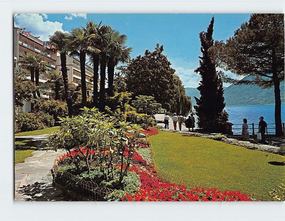 Postcard Lago Maggiore Locarno Switzerland