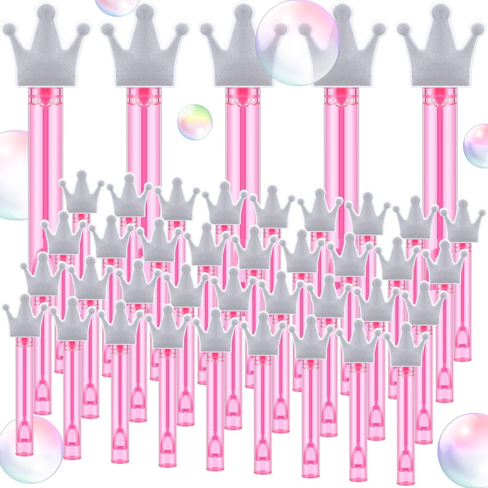 36 Pcs Mini Bubble Wands Party Favors Bulk Pack for Kids Birthday Goodie Bags