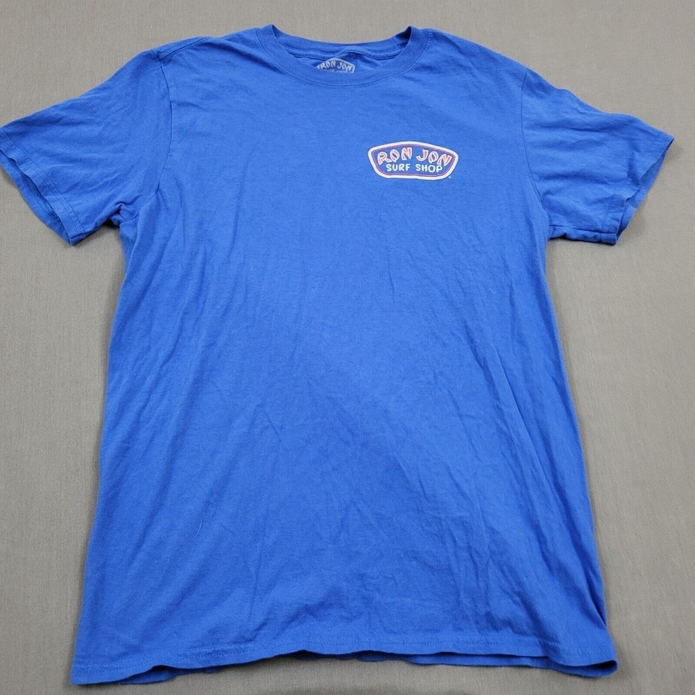 Ron Jon Surf Shop Orlando Florida Astronaut Space Graphic T-Shirt Blue Mens M