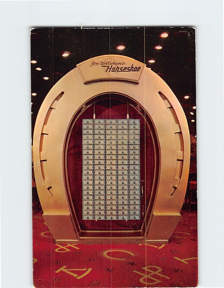 Postcard One Million Dollars Joe W. Brown's Horseshoe Club Las Vegas Nevada USA