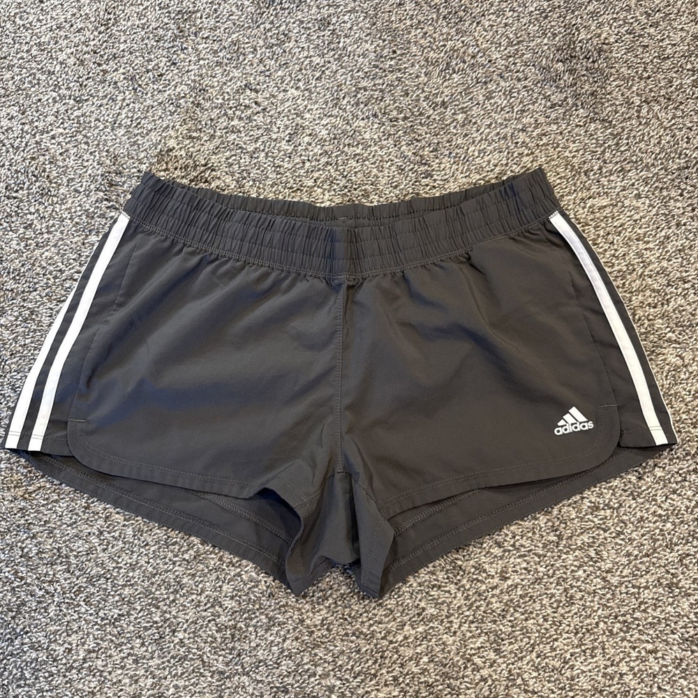 Adidas Gray Aeroready Primegreen Athletic Shorts Size Women's Large