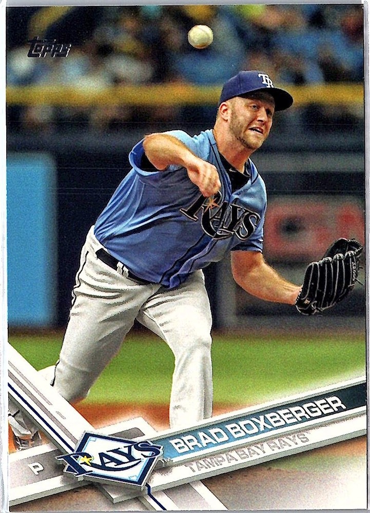 2017 Topps #358 Brad Boxberger Tampa Bay Rays