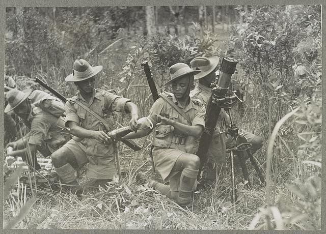 Malaya Gurkhas 1941-1942 Jungle Training 3in Trench Mortar British Indian Army