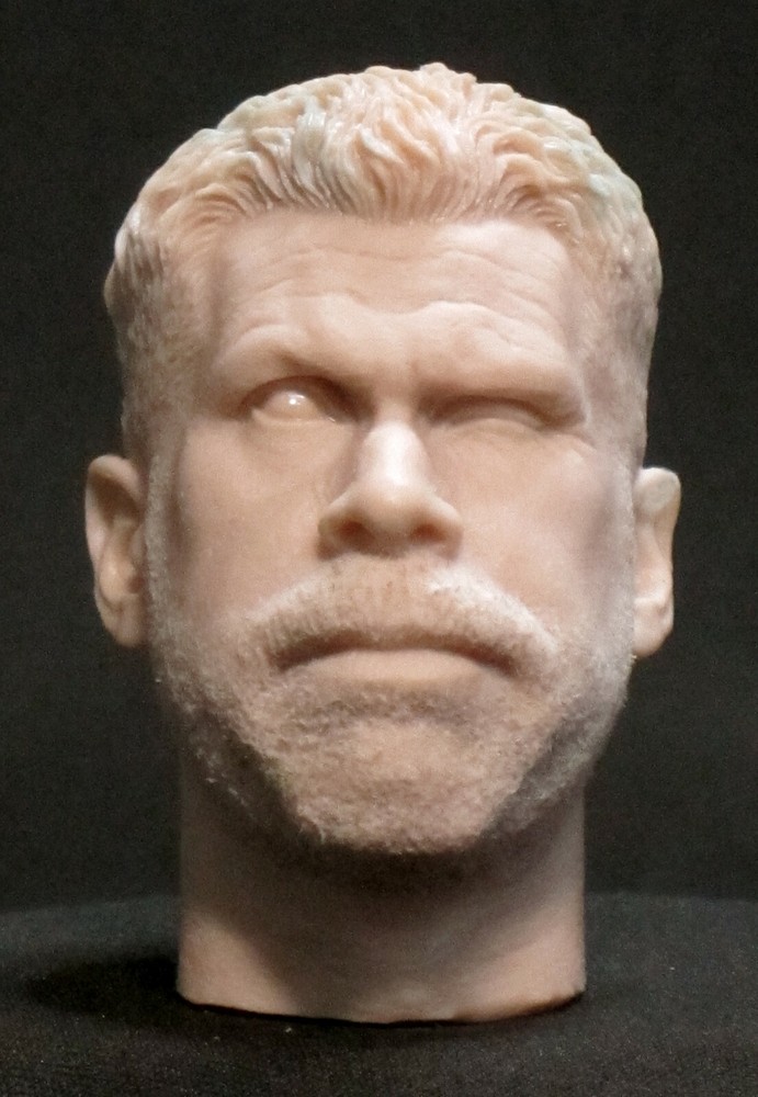 CUSTOM RESIN UNPAINTED Ron Perlman HEAD SCULPT. Action figures 1/6 scale D-43