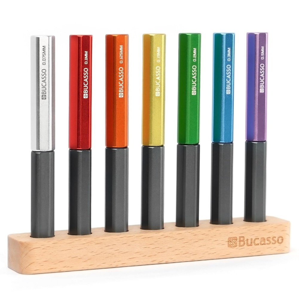 Model Scriber, 7-Piece Tungsten Steel Blade Scribing Tool Set 0.075/0.1/0.125...