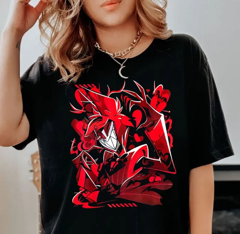 Alastor T-Shirt Unisex, Hazbin Hotel Characters, Alastor Hazbin Hotel Shir S-5XL
