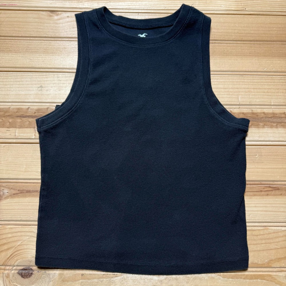 Hollister Must-Have Collection Sleeveless Ribbed Tank Top Youth Size Medium