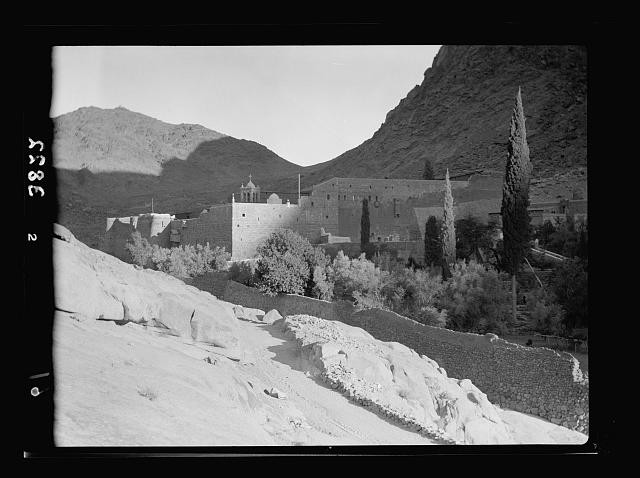 To Sinai by car. St. Katherine's i.e., St. Catherine's Monastery in
