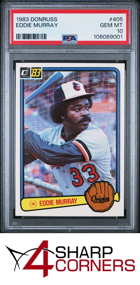 1983 Donruss #405 Eddie Murray Orioles Hof Psa 10Stay in the know. Follow us on eBay