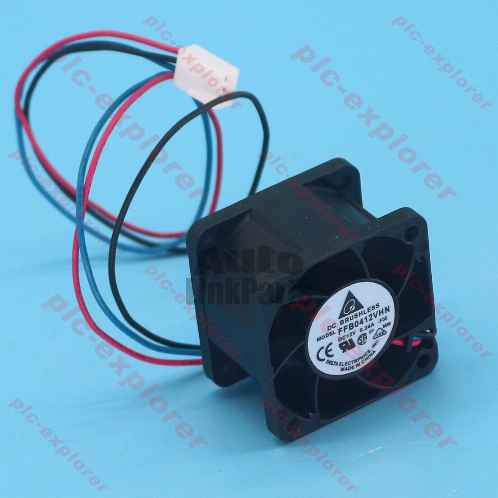 1PCS New  Delta FFB0412VHN Fan 12V 0.24A 40*40*28mm 3pin