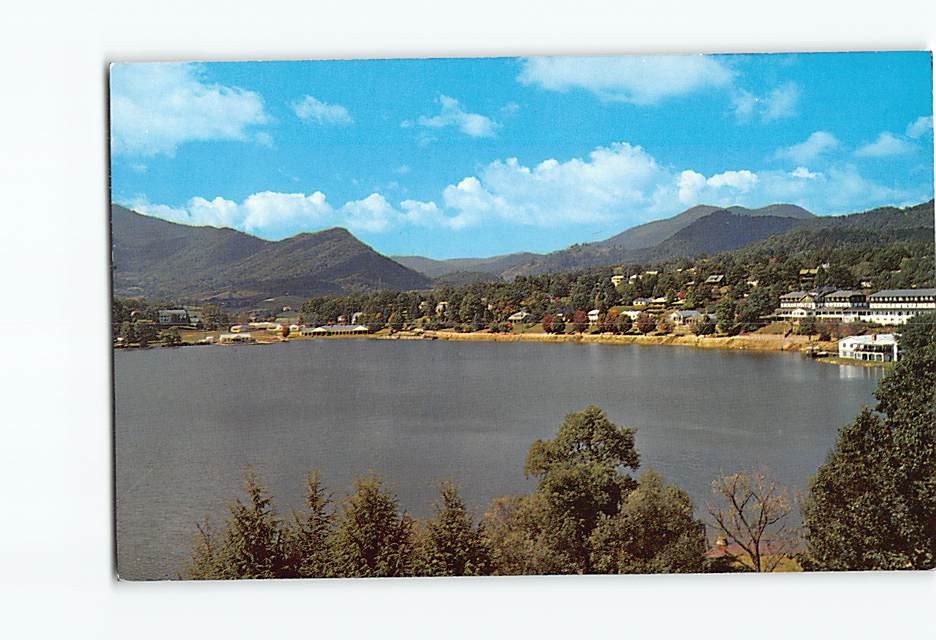Postcard Panoramic View Lake Junaluska North Carolina USA